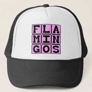 Flamingo's, Roze Vogel Trucker Pet