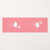 Flamingo's roze yogamat (Voorkant (horizontaal))