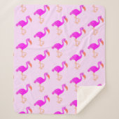 Flamingos Sherpa Blanket Sherpa Deken (Voorkant)