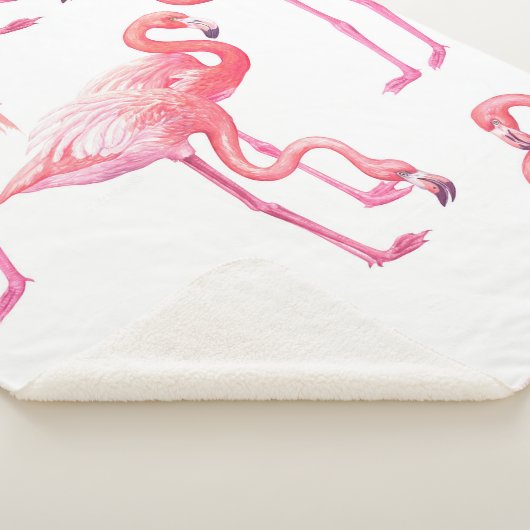 Flamingos Sherpa Deken (3/4)