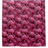 Flamingos Shower Curtain Douchegordijn (Voorkant)