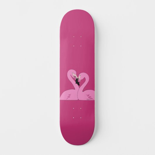 Flamingos Skateboard (Voorkant)