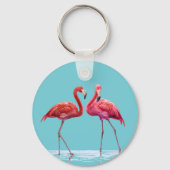 Flamingos Sleutelhanger (Voorkant)
