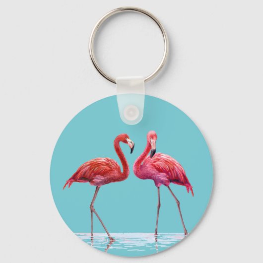 Flamingos Sleutelhanger (Voorkant)