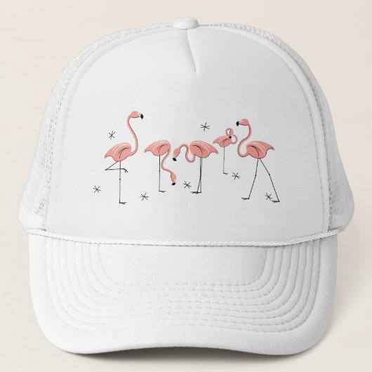 Flamingos Stars groepsleiper Trucker Pet (Voorkant)