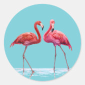 Flamingos Sticker (Voorkant)