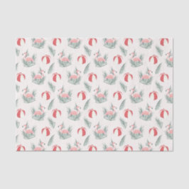 Flamingo's & Strandballen (Ontwerp 65 Roze Serie) Tissuepapier