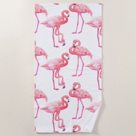 Flamingos Strandlaken (Voorkant)