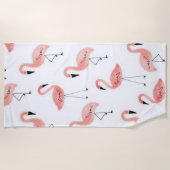 Flamingos Strandlaken (Voorkant)