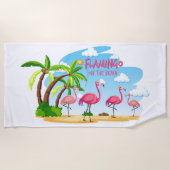 Flamingo's Strandlaken (Voorkant)