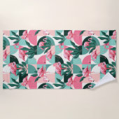 Flamingos Strandlaken (Voorkant)