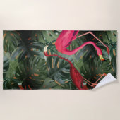 Flamingos Strandlaken (Voorkant)