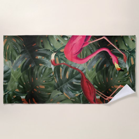 Flamingos Strandlaken (Voorkant)