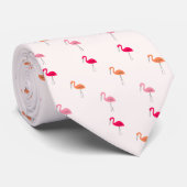 Flamingos  stropdas (Opgerold)