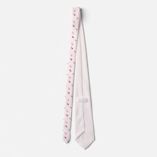 Flamingo's stropdas (Achterkant)