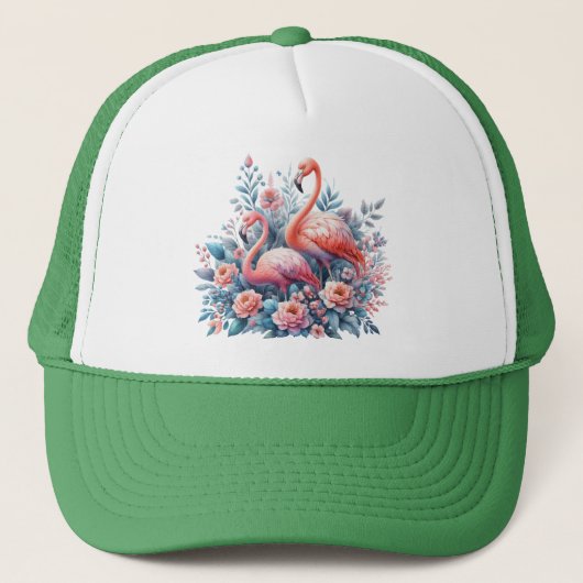 Flamingo's Sublimatie-95151 Trucker Pet (Voorkant)