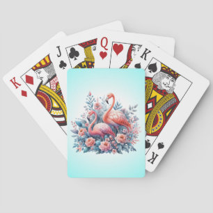 Flamingo's sublimatie pokerkaarten