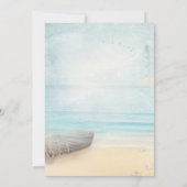 Flamingos Summer Boat Lighthouse Birthday Party Kaart (Achterkant)