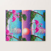 Flamingos Sun Legpuzzel (Horizontaal)
