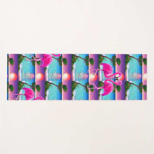 Flamingos Sun Yogamat (Voorkant (horizontaal))