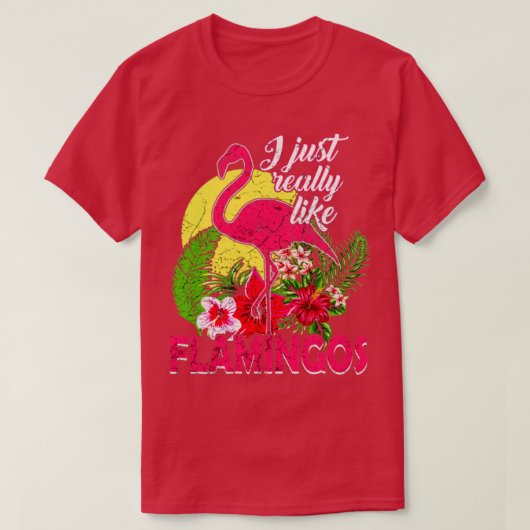 Flamingos T-shirt (Design voorkant)