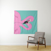 Flamingos Tapestry Wandkleed (In Situ (horizontaal))