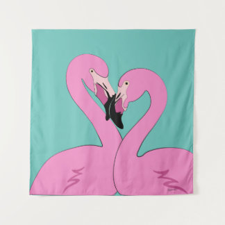 Flamingos Tapestry Wandkleed