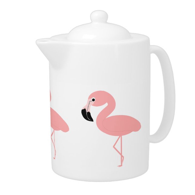 inrichting Higgins fusie Flamingos Teapot Theepot | Zazzle.nl