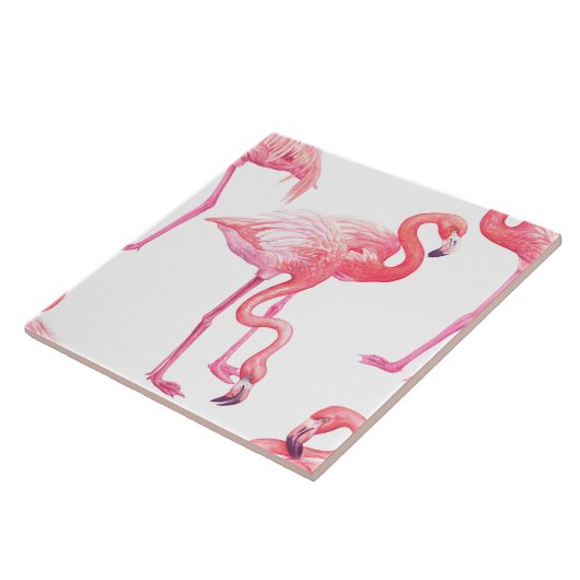 Flamingos Tegeltje (Zijkant)