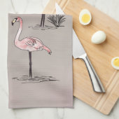 Flamingos Theedoek (Quarter Fold)