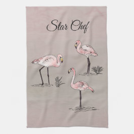 Flamingos Theedoek