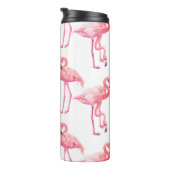 Flamingos Thermal Tumbler Thermosbeker (Geroteerd rechts)