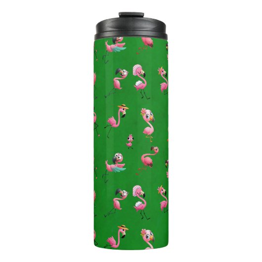 Flamingos Thermosbeker (Voorkant)
