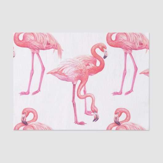 Flamingos Tissuepapier (Voorkant)