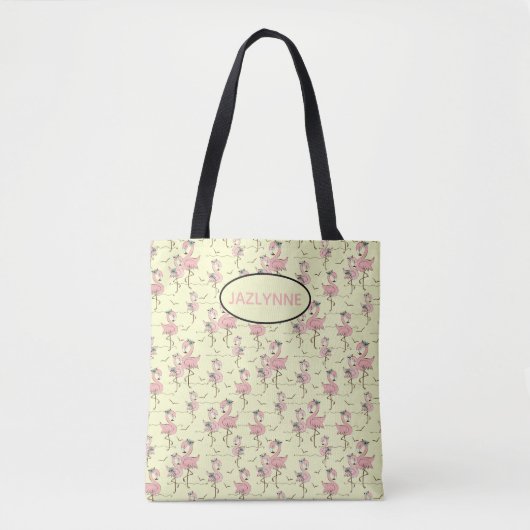 Flamingos Tote Bag (Voorkant)
