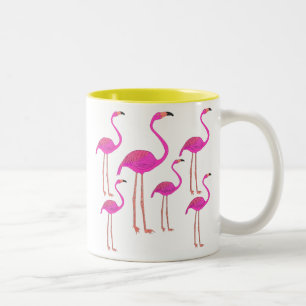 Flamingos Tweekleurige Koffiemok