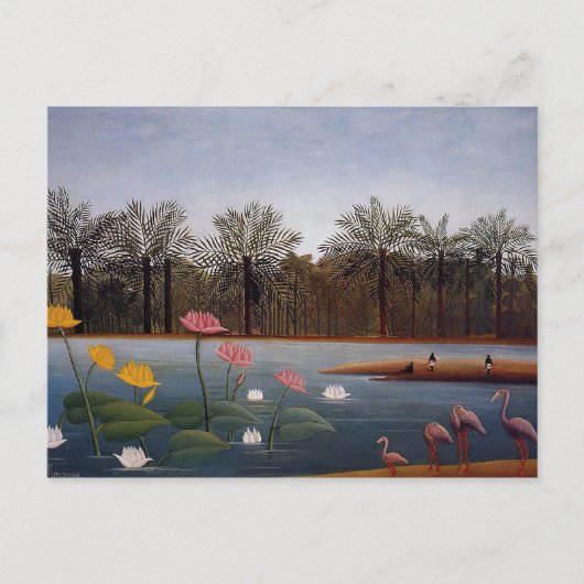 Flamingos van Henri Rousseau Briefkaart (Voorkant)