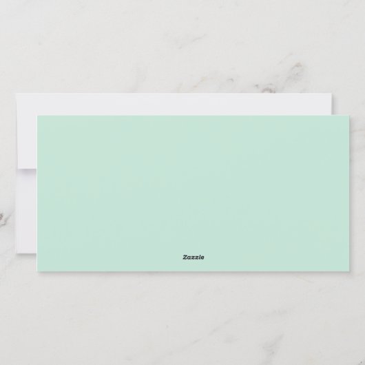 Flamingo's van maretak feestdagenkaart (Achterkant)