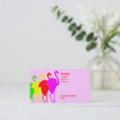 Flamingos Visitekaartje (Staand voorkant)