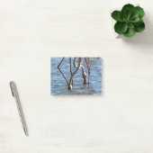 Flamingos voedingstijd Acrylverf Post-it® Notes (Kantoor)