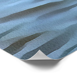 Flamingos voedingstijd Acrylverf Poster