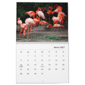 Flamingos Wall Agenda Kalender (Mar 2027)