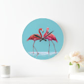 Flamingos Wall Clock Grote Klok (Huis)