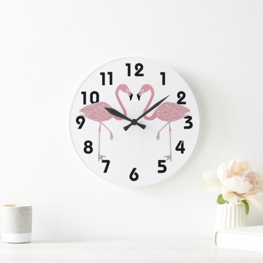 Flamingos Wall Clock Grote Klok (Huis)
