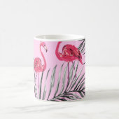 Flamingo's,  waterverf. koffiemok (Center)