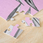 Flamingo's, waterverf. legpuzzel (Zijkant)