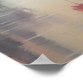 Flamingos Zeegezicht Oerwoud Waterverf Print (Hoek)