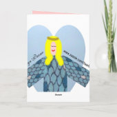 Flamingo's zingen, Kaart van de verjaardag (Achterkant)