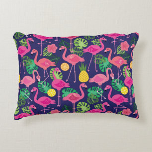 flamingo's, zomerelementen accent kussen