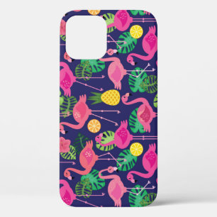 flamingo's, zomerelementen Case-Mate iPhone case